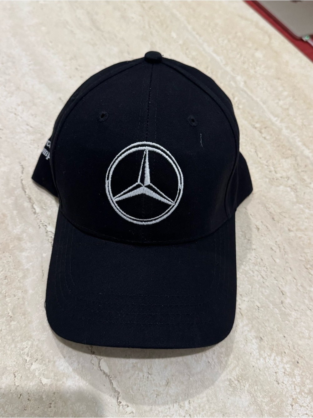 Mercedes-Benz Black Cap with White Star Logo